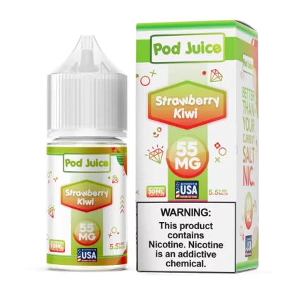 Pod Juice SALT - Strawberry Kiwi - 30ML E-Liquid - 35MG