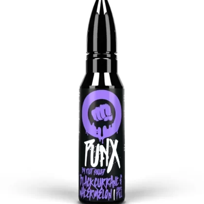Riot Squad PUNX Blackcurrant Watermelon E-Liquid 60ml - 0mg (No Nic)