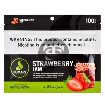 Fumari Hookah Tobacco Strawberry Jam 100g