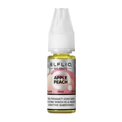 Apple Peach By Elfbar Elfliq Nic Salt 10ml - 20mg