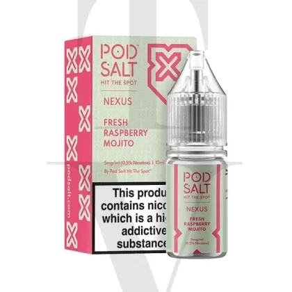 POD SALT NEXUS FRESH RASPBERRY MOJITO NIC SALT E-LIQUID
