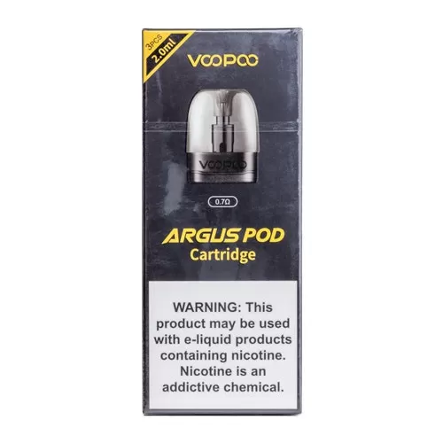 VooPoo Argus Replacement Pods (3-Pack) - 0.7 Ohm, 1.2 Ohm (D4CFA9)