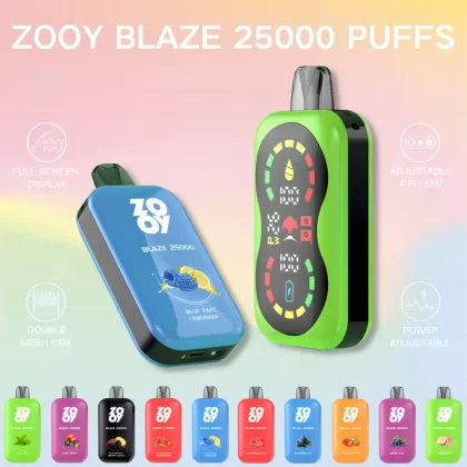 ZOOY Blaze 25000 – 25K Puffs Full-screen Display Child Lock Disposable Vape - Flamevape
