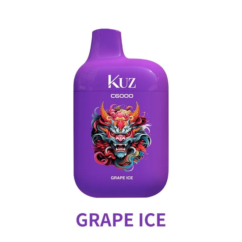 KUZ C6000 PUFFS – GRAPE ICE - Ozvapeone