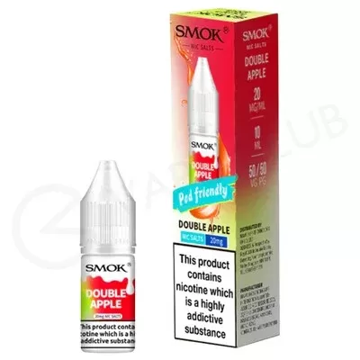 Double Apple Nic Salt E-Liquid by Smok Pod Friendly