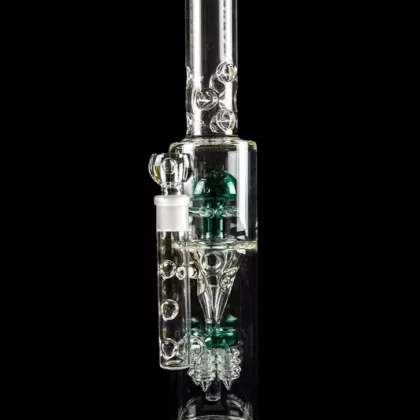 Tsunami 18″ Diamond Base Electric Showerhead Sprinkler Water Pipe - Color#Amber>Blue>Green