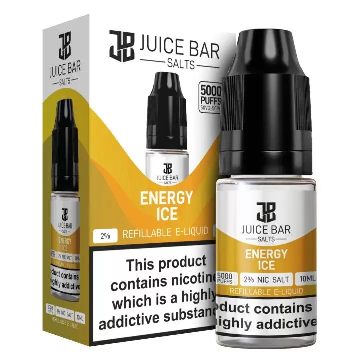Energy Ice 5x 10ml Nic Salt Juice Bar 5000 E Liquid