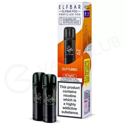 Elfturbo Elf Bar 600 Prefilled Pods - Ecigpremium