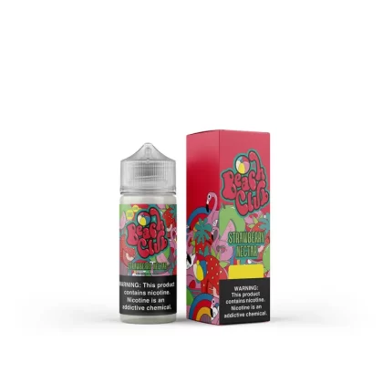Strawberry Nectar by Beach Club E-Liquid 100mL (Freebase) - Vaporider Deals