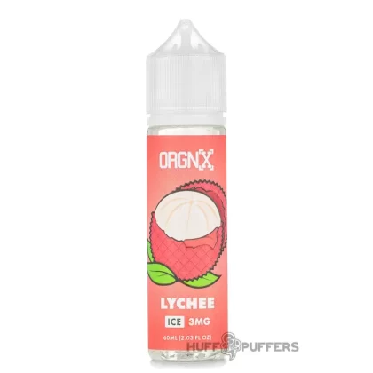 ORGNX – Lychee Ice 60mL - Nicotine Strength#0mg>3mg>6mg