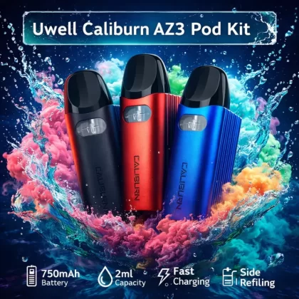 Uwell Caliburn AZ3 Pod Kit - Black - Vapeciga