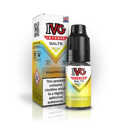 IVG INTENSE PINEAPPLE ICE 10ML NIC SALT E-LIQUID