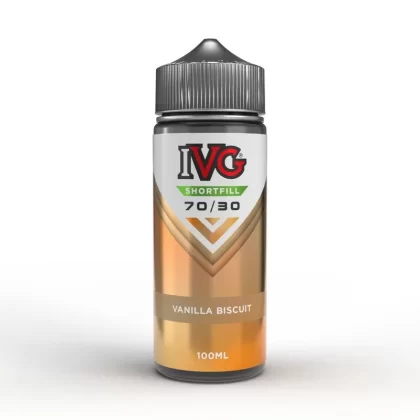 IVG VANILLA BISCUIT 70/30 100ML SHORTFILL E-LIQUID