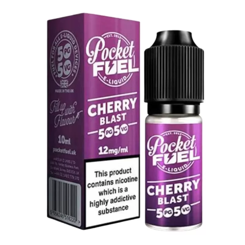 Cherry Blast 50/50 E-Liquid by Pocket Fuel (10ml) - 18mg