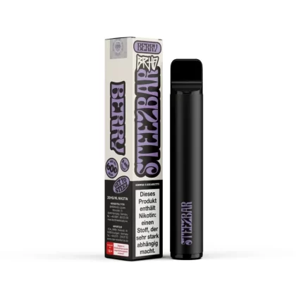 BRHD – Steezbar – Berry - Glycerin / Nikotin-Benzoat / 2-isopropyl-N,2,3 -trimethylbutyramide / Propylenglykol / Aromastoffe / BRHD / 550 mAh / 20mg/ml
