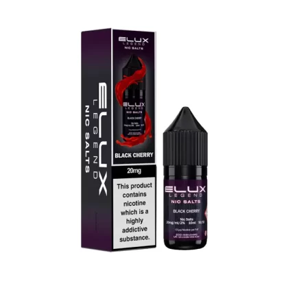 Black Cherry 10ml Nic Salt by Elux Legend - 10 mg - Medium Strength