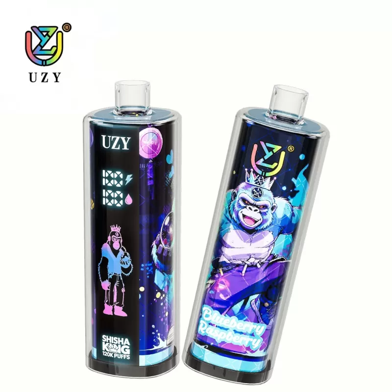 UZY Shisha Hookah King 120K | 120000 puffs, DTL, smart screen, adjustable airflow, bulk disposable vape - Aiviouvapes - Image 2