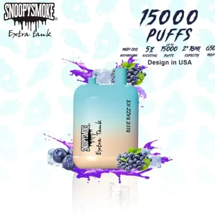 Tanque adicional para vapear Snoopy Smoke de 15 000 caladas