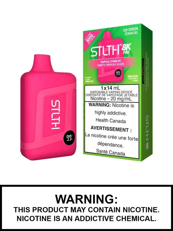 Tropical Storm Ice STLTH 8K Pro Disposable Vape