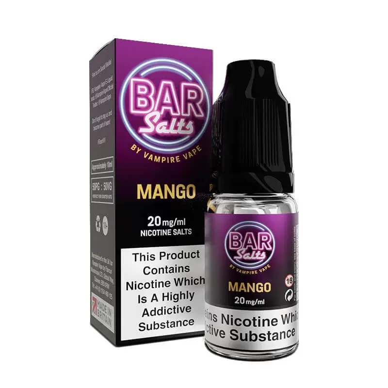 Mango Bar Salts by Vampire Vape – 5mg, 10mg, 20mg Nicotine Strengths (Pack of 10)