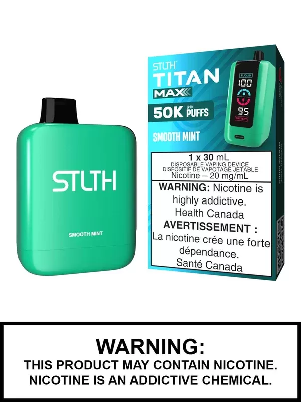 Smooth Mint STLTH Titan Max Disposable Vape