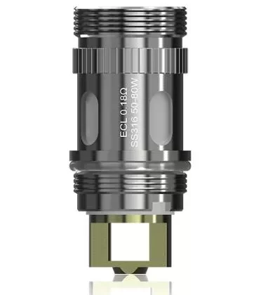 5PCS-PACK Eleaf ECL SS316 Coil Head 0.18 Ohm-0.3 Ohm - 0.18ohm