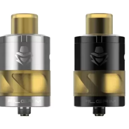 Digiflavor Pilgrim RDTA 25mm Single & Dual Coil RDTA - colour#Black>Stainless Steel