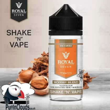 Royal Seven Woodsy Blend Tobacco Shake n Vape E-Liquid (50ml 0mg)