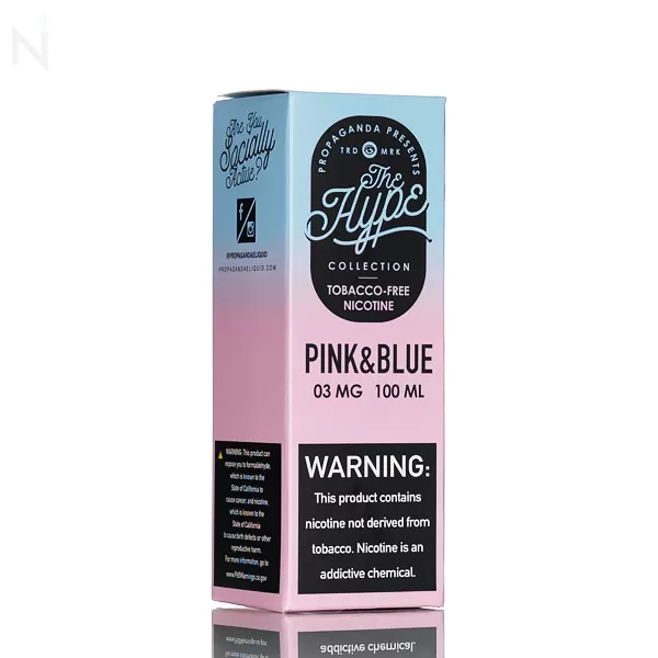 The HYPE by Propaganda E-Liquid - Pink & Blue - 100ml - Image 3