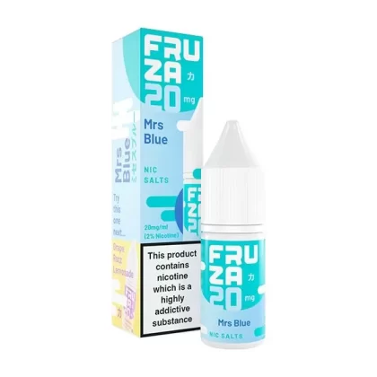 Fruza Mrs Blue Nic Salt - 10mg - Pack of 10, 20mg - Pack of 10