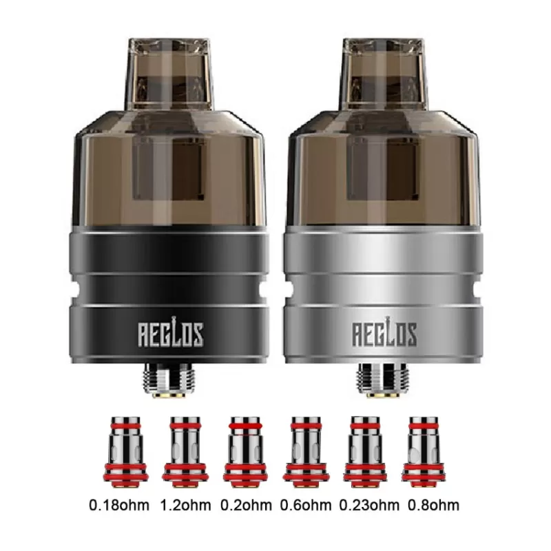 Uwell Aeglos Pod Tank with 6 Coils 4.5ml - Matte Black - Image 2