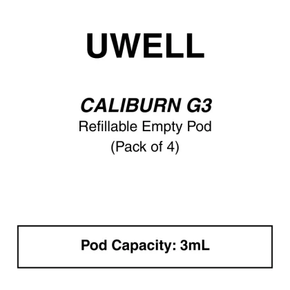 Uwell – Caliburn G3 – Replacement Pods (Pack of 4) - Vape Product, Vape Product