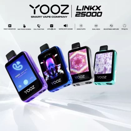 YOOZ Linkx 25000 Rechargeable Disposable Device – 25000 Puffs - Blueberry Razz Lemon