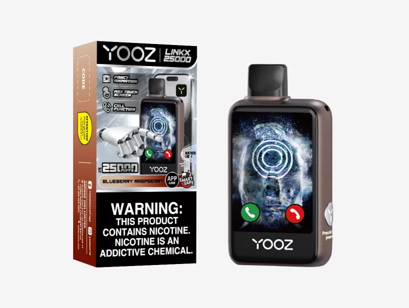 YOOZ Linkx 25000 Rechargeable Disposable Device – 25000 Puffs - Blueberry Razz Lemon - Image 2