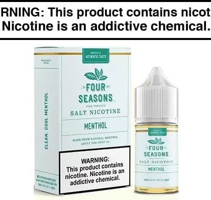MENTHOL BY FOUR SEASONS SALTS 30ML - Vapejuice