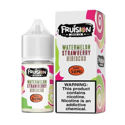 30ML | Watermelon Strawberry Hibiscus by Fruision Salt - Size#30ML~Strength#30MG>50MG (1ACC80)