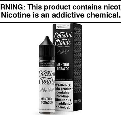 MENTHOL TOBACCO BY COASTAL CLOUDS 60ML - Vapejuice