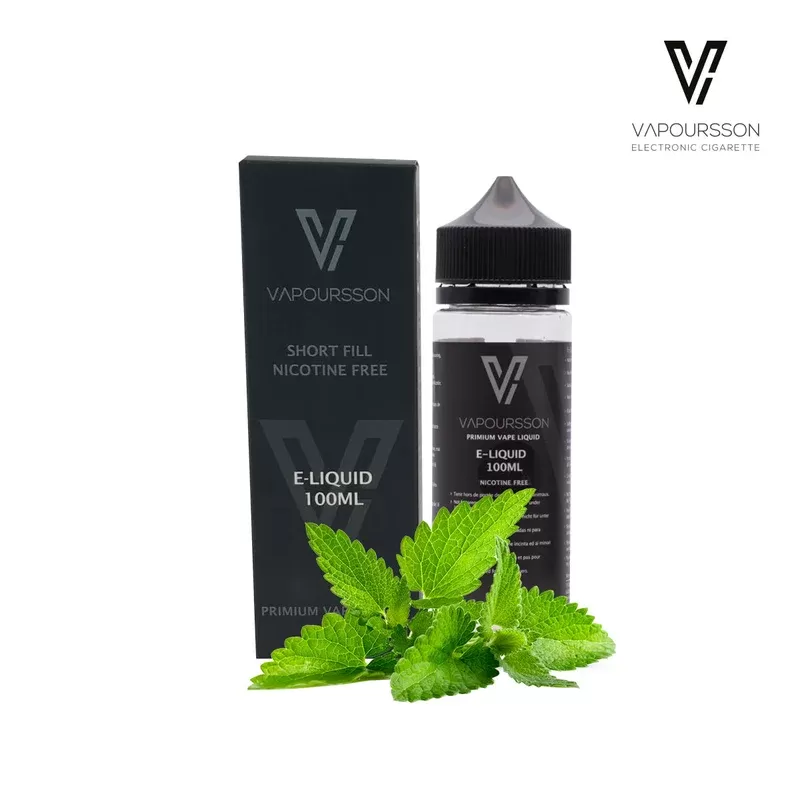 Vapoursson e-Liquid – Mint 0mg 100ml Shortfill | Cigee
