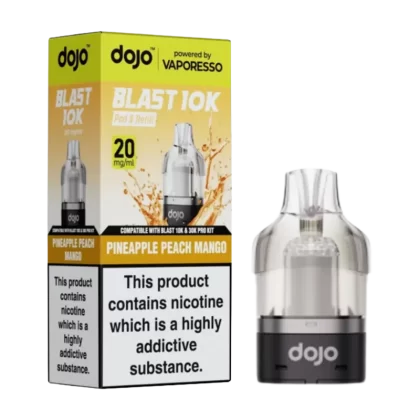 Pineapple Peach Mango Dojo Blast 10K Refill Pack - Vapeshop Co