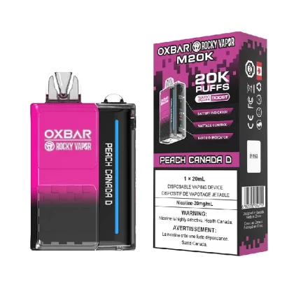 OXBAR x Rocky Vapor M20K – Peach Canada D Disposable Vape