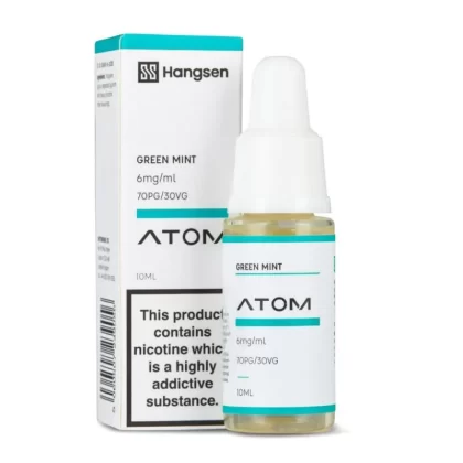 Green Mint E-Liquid Atom Series by Hangsen (10ml) - 3mg