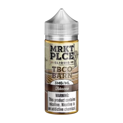 MRKTPLCE - “TBCO BARN” Tobacco - 100ML E-Liquid - 6MG