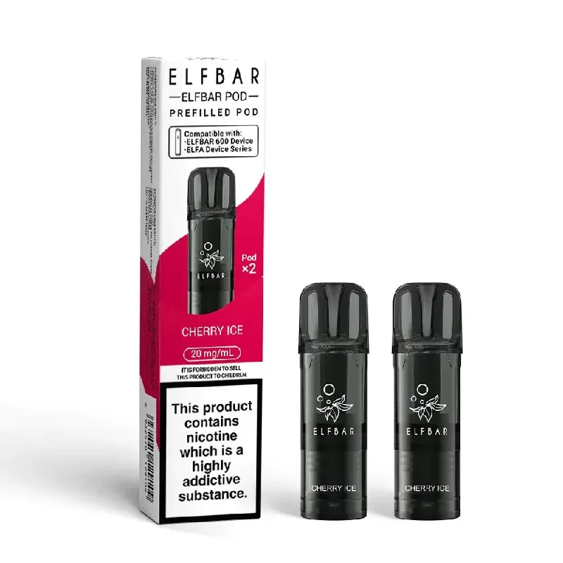 Elf bar 600 Prefilled Pod Cherry Ice - Ecigpremium