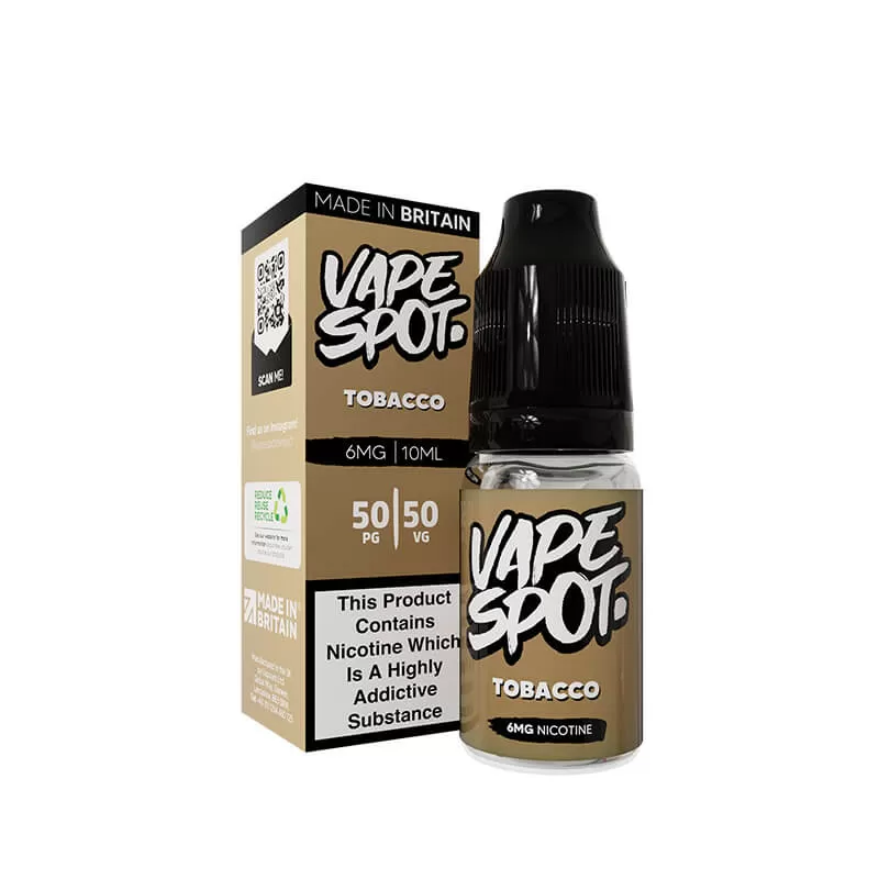 Vape Spot Tobacco E-Liquid 10ml - 6mg