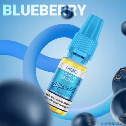HQD 20K Juice Liquid – Blueberry - demineralisiertes Wasser / Propylenglykol / pflanzliches Glycerin / Aromastoffe / Nikotin / 3mg/ml