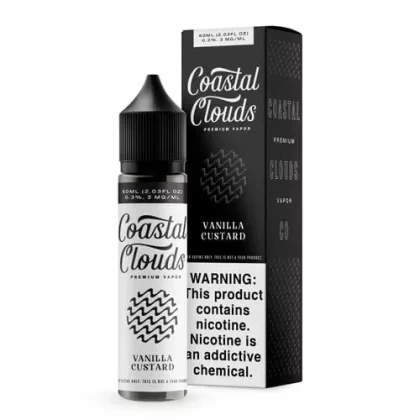 Coastal Clouds Vanilla Custard 60ml Vape Juice - Eightvape