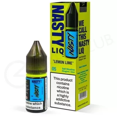 Lemon Lime Nic Salt E-Liquid by Nasty Liq - Ecigpremium