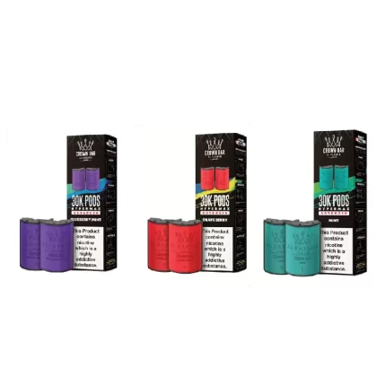 Al Fakher 30k Hypermax Prefilled Pods - Strength#20mg~Flavour#Grape Mint>Hubba>Summer Dream>Berry Blue>Berry Ice>Blackcurrant Mint>Blue Razz Blast>Blue Razz Lemonade>Blueberry Cherry>Blueber (95F9F7)