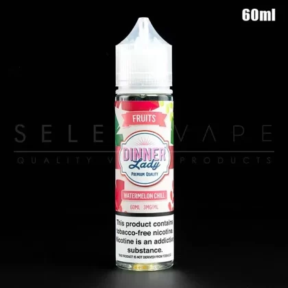 Dinner Lady Synthetic Nicotine – Watermelon Chill Eliquid 60ml