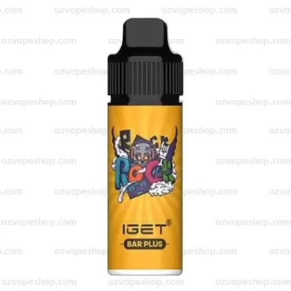 Iget Bar Plus KIT Kiwi Pineapple Ice - Banana Ice / Blueberry raspberry bubble gum / Cherry pomegranate / Cola Ice / Double Apple / Grape Ice / Melon Ice / Orange grapefruit lemon / Passion fruit kiwi